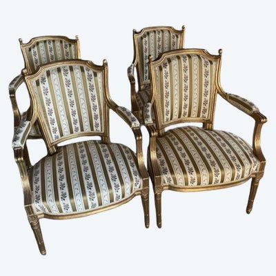 Fauteuils cabriolets d'époque LOUIS XVI