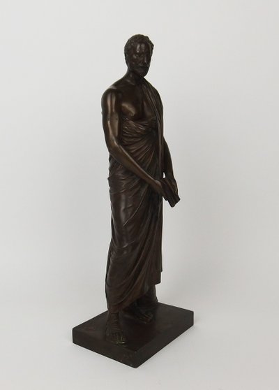 "Demosthenes" Bronze sculpture by Barbedienne