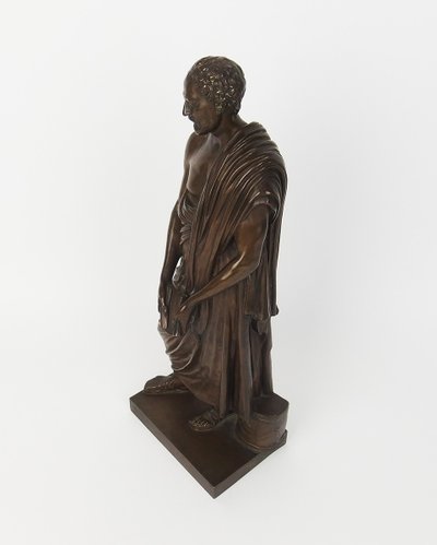 "Demosthenes" Bronze sculpture by Barbedienne