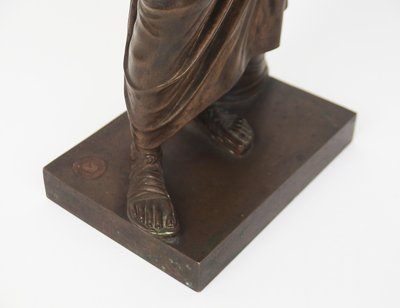 "Demosthenes" Bronze sculpture by Barbedienne