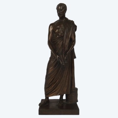 "Demostene", scultura in bronzo di Barbedienne