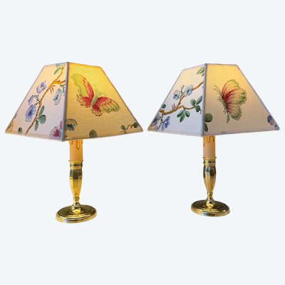 Coppia di lampade senza fili, altezza 31,5 cm