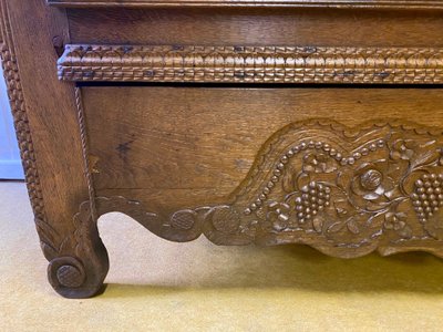 19th century oak wedding wardrobe