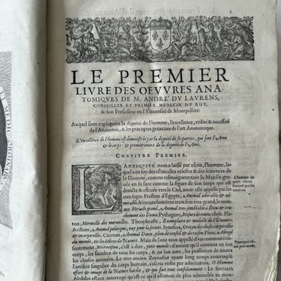 The Complete Anatomical Works of André du Laurens, dated 1621