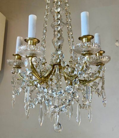 Louis XVI style crystal chandelier