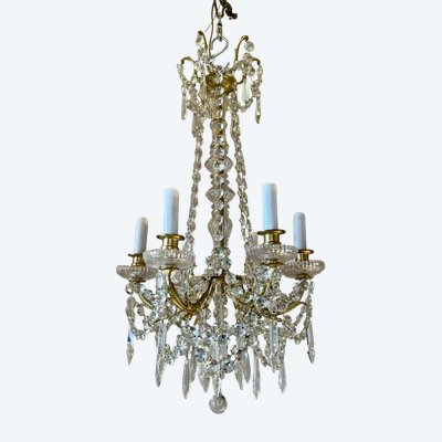 Louis XVI style crystal chandelier