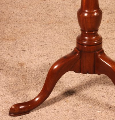 Mahagoni-Sockeltisch mit Mechanismus – 18. Jahrhundert