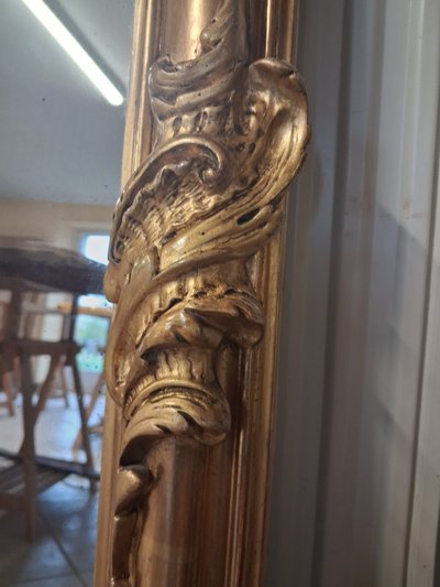 Specchio del XIX secolo in stile Luigi XVI  170 x 94