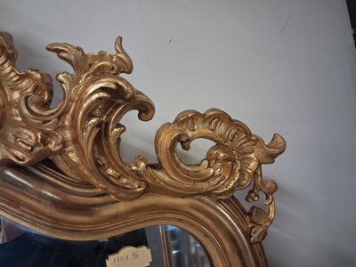 Specchio del XIX secolo in stile Luigi XVI  170 x 94