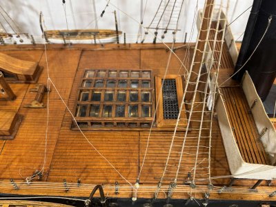 Grande maquette du paquebot S.S Great Britain réalisée en 1978