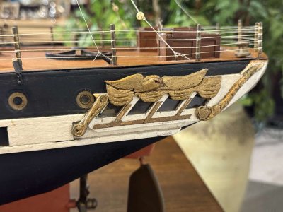 Grande maquette du paquebot S.S Great Britain réalisée en 1978