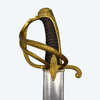 SABRE d’officier de Chevaux-légers, attribué au COMTE de LUSSAC - France - Période Restauration