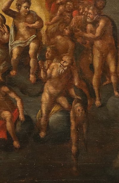 The Last Judgment (after Michelangelo), 17th-century Roman Painter