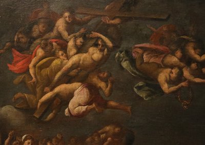 The Last Judgment (after Michelangelo), 17th-century Roman Painter