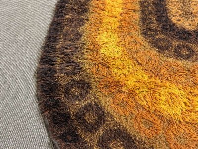 1970s wool rug - 1.94 m x 1 m