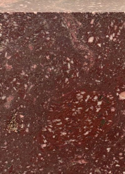 Base made of Egyptian imperial red porphyry