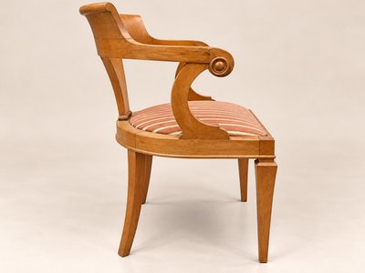 Set of 12 Empire Armchairs – Solid Oak – Gondola Backrest