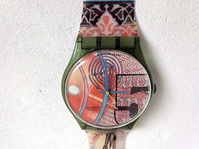 1990 Maxi Swatch wall clock, a giant 2-meter clock