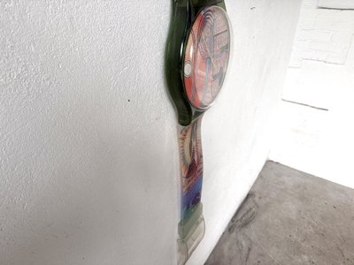 1990 Maxi Swatch wall clock, a giant 2-meter clock