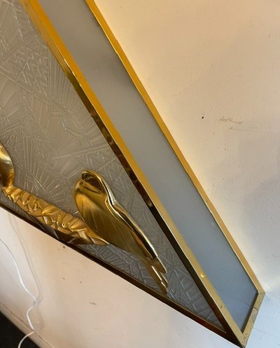 Art-déco-Wandleuchte