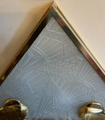 Art-déco-Wandleuchte