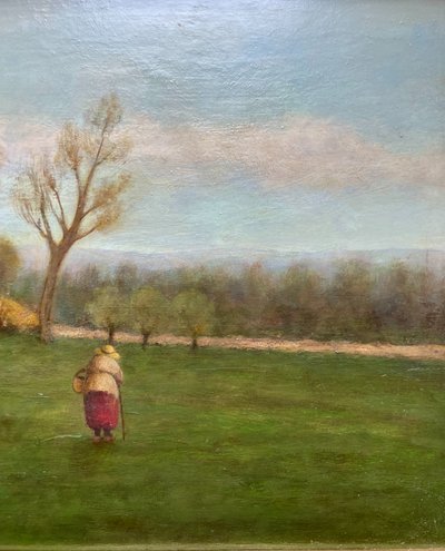 Ländliche Landschaft im bäuerlichen Stil