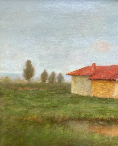 Ländliche Landschaft im bäuerlichen Stil