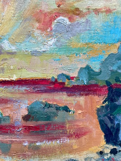 Henri PLISSON (1908–2002) – Landscape at Dusk