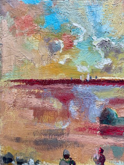 Henri PLISSON (1908–2002) – Landscape at Dusk