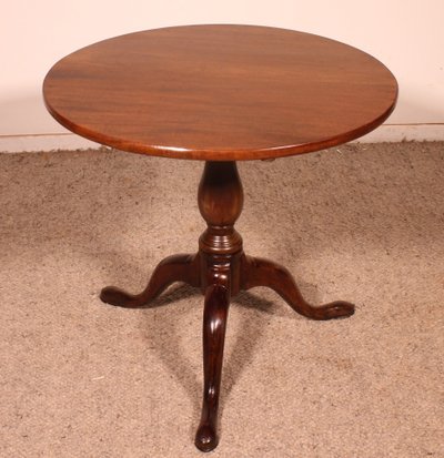 petite table tripode en acajou du début du 19° siècle