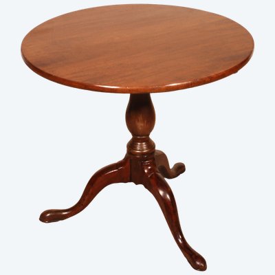 petite table tripode en acajou du début du 19° siècle