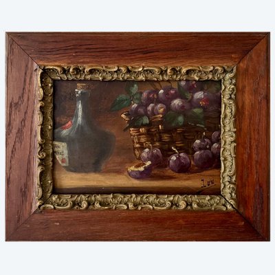 Still Life with Plums, circa 1900