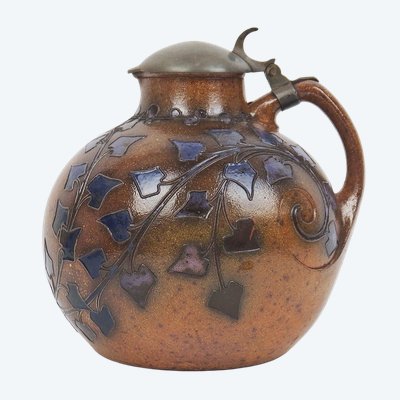 Stoneware pitcher by Richard Riemerschmid for Reinhold Meckelbach