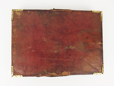 18th-century leather travel writing case