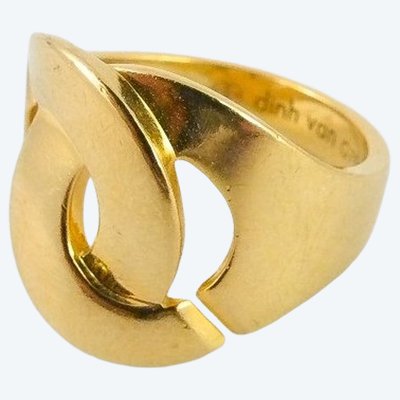 Bague Dinh Van Menottes Grand Modèle en Or Jaune