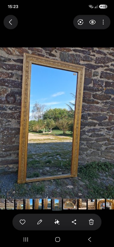 Specchio tra due XIX 172 x 90