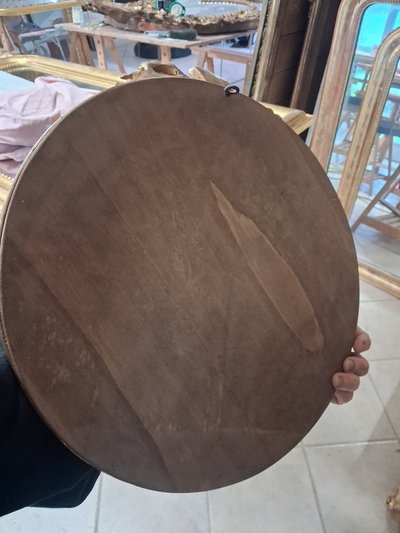 Miroir Oval époque XIX 43 x 37