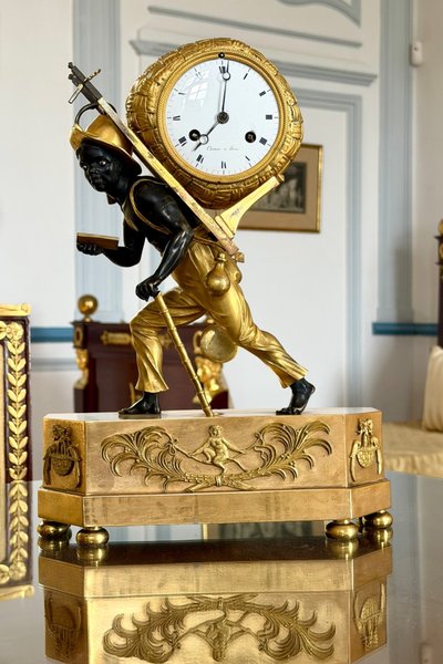 "PORTER" CLOCK, EMPIRE PERIOD