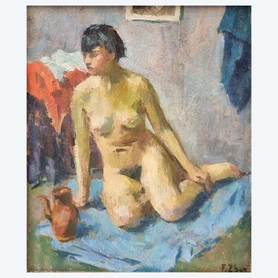 Fiszel ZYLBERBERG dit ZBER - Portrait d'un modèle