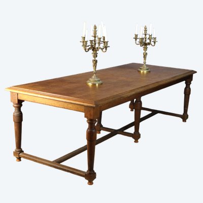 Grande table de salle à manger fin XIXème siècle