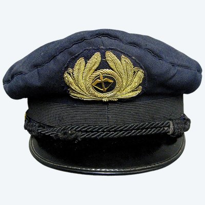 Captain's cap from the Italian airline ALITALIA.