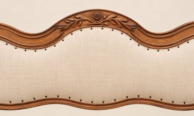 Sofa Epoche Ludwig XVI – Modell mit Aalköpfen – Geschnitztes Nussholz