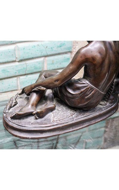 Neapolitan Lobster Fisherman, bronze