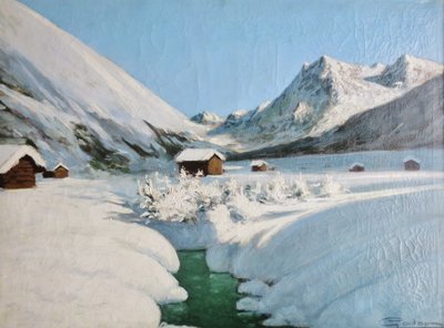 Pierre Godar, Landschaft aus Savoyen. 