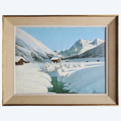 Pierre Godar, Landschaft aus Savoyen. 