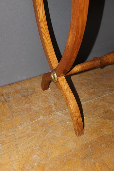 19th-Century Charles X Game Table in Ash