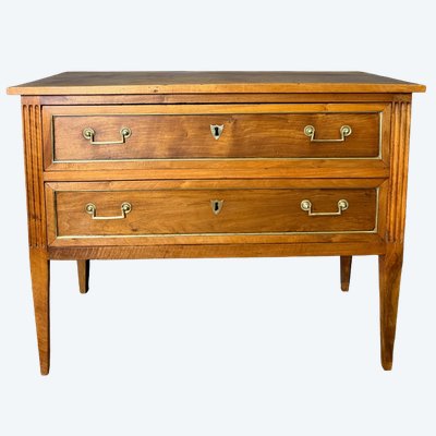 Kommode im Louis-XVI-Stil aus Nussbaumholz