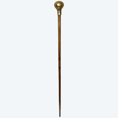 Theater cane or staff, 117 cm long, 19th century.