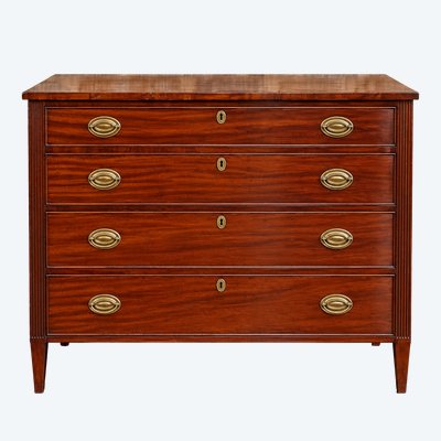 English Louis XVI-style chest of drawers – Late 19th century