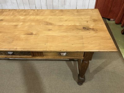 Early 20th-century chestnut community table
